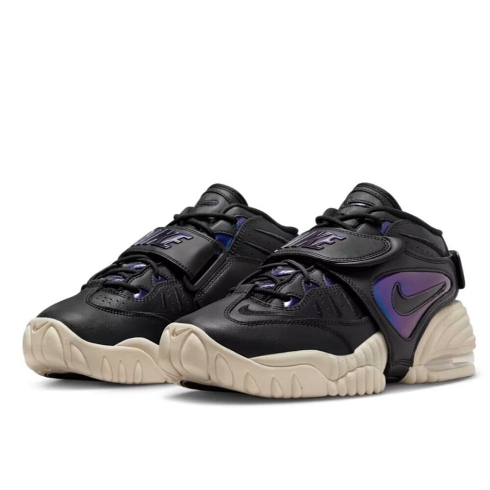 Nike Air Adjust Force Womens: 9 Shoes Black Purple Sneaker Athletic NIB